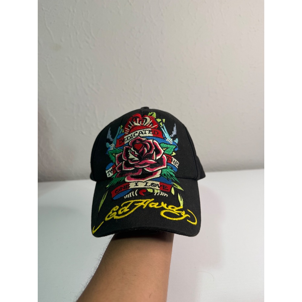 Ed Hardy Black Embroidered Rose Tattoo
Kids Hat Adjustable Strapback